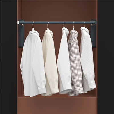 Yotoq xonasi aqlli shkafi elektr ko'taruvchi kiyim rod