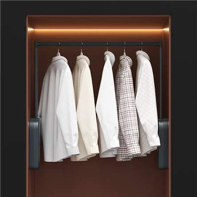 Smart shkafi elektr ko'taruvchi kiyim rod